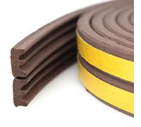 Joint d'étanchéité en mousse pour écarts de porte et fenêtre - 10 m - Marron