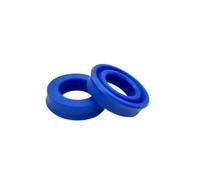 Joint d'étanchéité en polyuréthane bleu, tige de piston et arbre de vérin hydraulique universel, manchette en U, diamètre intérieur 8 mm à 25 mm(16x24x6)