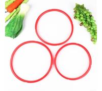 Joint d'étanchéité en silicone pour cocotte minute 22 cm (rouge, 6 quarts)