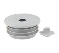Joint d'étanchéité en silicone pour tuyau d'égout conçu pour éviter les fuites et les parasites avec diamètre réglable pour l'installation de vidange de salle de bain et de cuisine (70-75 mm)