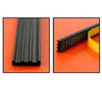 Joint d'étanchéité EPDM 141 KISO - 9x3 mm - Noir - Rouleau 150 mL - 1413x9N