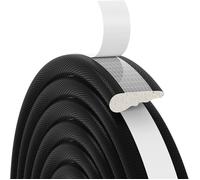 Joint d'étanchéité fenêtre/porte auto-adhésif 3 m - mousse PU noir, scelle 3,5-9 mm, isolation phonique et thermique