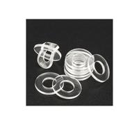 Joint d'étanchéité Joints isolants transparents en PVC, souples et rigides, conditionnés paquets de 50 à 200 pièces, M1.2 M12(Hard,M12*20 * 1 * 50Pcs)