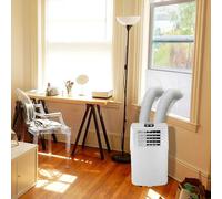Joint d'étanchéité pour climatiseur - Climatiseur mobile - Pour une fraîcheur optimale à l'intérieur - Découpe sur mesure - Jusqu'à 152 cm - Blanc