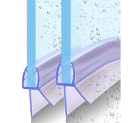 Joint d'étanchéité pour douche, courbé, 2 x 100 cm - protection anti-éclaboussures hydrofuge