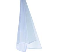 Joint d'étanchéité pour douche - Profil de joint d'étanchéité - Assure l'étanchéité - Double joint souple - 1 mètre - Transparent