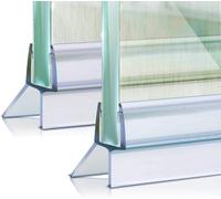 Joint d'étanchéité pour douche - Profil d'étanchéité - Joint pour porte de douche - Barrière anti-eau prolongée - 100 cm - Transparent