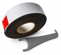 Joint d'étanchéité pour fenêtre de toit de 34 mm, compatible avec les fenêtres Velux, avec plaque signalétique argentée