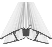 Joint d'étanchéité pour porte de douche - Bande magnétique - Maintient l'humidité à distance dans la salle de bain - Résistant aux UV et aux moisissures - 200 cm - Transparent