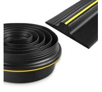 Joint d'étanchéité pour porte de garage, en caoutchouc, résistant aux intempéries, dimensions 100x25x3 mètres, couleur noire