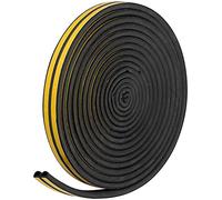Joint disolation adhésif pour portes et fenêtres 2 x 8 m - coloris noir [AGT]