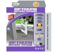 Joint d'isolation phonique et thermique adhésif noir - longueur 7,5 m ELLEN