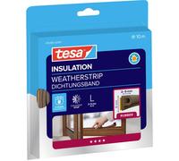 tesa INSULATION Ruban d'étanchéité L - 10 m x 9 mm x 5,5 mm - Marron