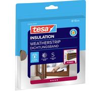 tesa Bande d'étanchéité INSULATION S – Joint caoutchouc autocollant Marron 10 m x 9 mm x 4 mm