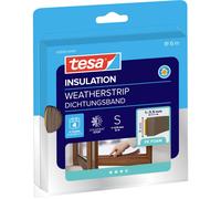 tesa Joint en bande tesamoll 05559-00101-00 – Joint mousse caoutchouc autoadhésif 6 m x 9 mm Marron