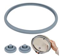 Joint en Caoutchouc pour Autocuiseur Joint 22 cm + 2 Bouchons | Compatible avec Joint d'étanchéité de wmf 22 cm avec 2 bouchons, pour rechange et entretien des autocuiseurs compatibles