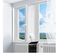 Joint fenêtre climatiseur 600cm tissu étanche - Universel toutes unités climatisation mobile sèche-linge PIQUET D'ATTACHE