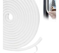 Joint Fenetre Isolation - Joint Brosse Porte, Joint Porte Entrée, 6 M x 9 MM x 9 MM Calfeutrer Porte pour l'isolation anti Froid, Bruit & Poussière, Blanc par YOUSHARES