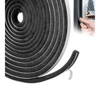 Joint Fenetre Isolation - Joint Brosse Porte, Joint Porte Entrée, 6 M x 9 MM x 9 MM Calfeutrer Porte pour l'isolation anti Froid, Bruit & Poussière, Noir par YOUSHARES