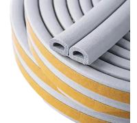 Joint Fenêtre Isolation, Joint Porte de Mousse Adhésive, Joint Isolation du bruit et Froid, Anti-glisse, Bande Caoutchouc Anti-froid Antichoc, total 20m Gris