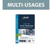 Joint fin tous terrains gris 1kg BOSTIK