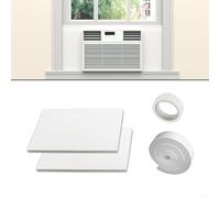 Joint latéral pour fenêtre, panneaux de remplissage de fenêtre en mousse, kit de protection contre le vent et la poussière, pour bloquer la poussière et le bruit