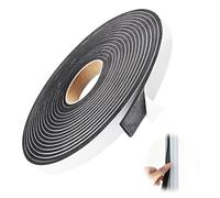 Joint Mousse Adhésif 10m Bande en Caoutchouc Autocollante pour Isolation Porte et Fenêtre Mousse Acoustique Réduction du Bruit Ruban d'Étanchéité Résistant aux Intempéries