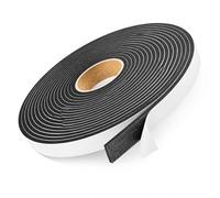 Joint Mousse Adhésif 3mmx15mmx10m pour Fenêtre Porte Ruban Anti-Collision | Bande d'Isolation Phonique pour Ruban d'Étanchéité en Caoutchouc Calfeutrage Climatisation, Résistant aux Intempéries, Noir