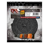 Joint Noir Pyrofeu Rond diam 4mm, longueur 2,5m, avec colle