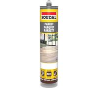Joint Parquet - Mastic acrylique pour parquet - Soudal - 290 ml Gris foncé