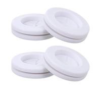 Joint Passe-fil Blanc 4 Pièces en Caoutchouc Synthétique | Protection Arêtes Métalliques, Isolation Solide, Résistance au Vieillissement, Usage Coffret Électrique