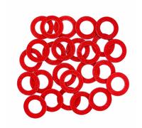 Joint Plat Vulkanite 3/4", 24 × 14,5 × 2 mm, 25 Pièces, 110 °C | Modèle Spécial; Dimension Nominale 20/27 mm; Pour Eau Potable, Eau Froide Et Chaude, Pompes Et Vannes