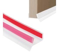 Joint Plinthe Cuisine, 1.5m Profil D’étanchéité pour Socle Cuisine Plinthe Souple Autoadhésive, 15/16/17/18mm Protection Plinthe pour Bas de Plinthe Sous Placard,Cuisine Encastrée
