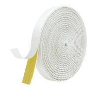 Joint Poele a Bois 2m*15mm*2mm Autocollant Ruban d'Étanchéité Joint Résistante 550° Poele a Bois pour Tube Poêle, Fumoirs, Cheminée, Joint, Chaleur, Porte de Four (3M*10mm)