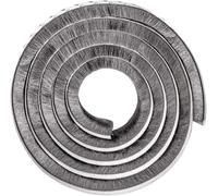 Joint Porte Joint Fenetre Isolation Joint Porte Garage Bande Etancheite Autocollante Bande de Brosse Bande Porte,Gris 10M