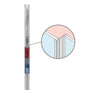 Joint pour porte de douche coulissante GEB transparent 5-8mm x 2m