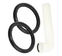 Joint pour tube de chasse, 2 pcs, remplacement pour 362.771.00.1, compatible avec tube de chasse encastré GEBERIT DN40/45mm comme 361.887.16.1 Rallonge de tube de chasse, hauteur 5,8 mm Joint à lèvres