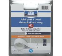 Joint Prêt à Poser GEB - Largeur 41 mm x 3,35 m - Blanc