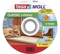 Joint tesamoll® profil E, 9 mm, marron, L-100 m, pour fenetres et portes, marron