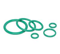 Joint torique en caoutchouc fluoré vert 4.6/5.33mm OD 18~669.54mm joints toriques joint d'étanchéité rondelle résistant à l'huile(OD 251.33mm (1Pcs),CS 5.33mm)