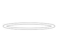 Joint torique Grünbeck pour FM 150/200 102166 pour filtre fin GENO FM 150/200