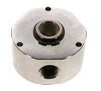 Joint tournant à 3 voies 1/2'' x3/4'' Laiton nickelé NBR 12bar (168.6psi)