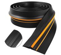 Joint universel pour porte de garage, bas de porte, joint d'étanchéité en caoutchouc (noir, 3 m × 90 mm × 12 mm)