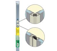 Joints aimantés pour porte de douche - 2M - EP 5-8MM - GEB - 512364