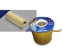 Joints auto-adhésifs pour portes et fenêtres 9x7,4mm TYPE D blanc 100M