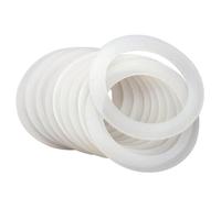 Joints de bocaux en silicone - 10 joints en caoutchouc de qualité alimentaire, joints toriques hermétiques pour bocaux Masoon | Bagues d'étanchéité en silicone et étanches pour bocaux à large