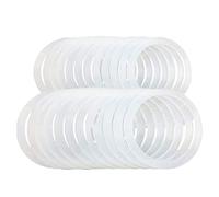 Joints de bocaux, Lot de 10 joints réutilisables en silicone de qualité alimentaire, Joint de rechange en silicone hermétique pour bocaux, bagues d'étanchéité étanches pour la plupart des odgal