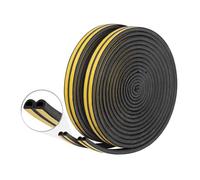 AGT 2 joints d'isolation adhésifs pour portes et fenêtres 2 x 8 m - coloris noir