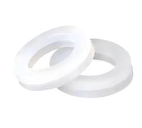 Joints en nylon Rondelles plates épaisses M2-M24 | Rondelles à vis Joints toriques Haute résistance à l'abrasion Légère Mécanique(WHITE,M5x20x1mm)