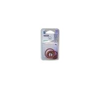 Joints fibre pour raccords filetés mâles rouges - Assortiment de 12